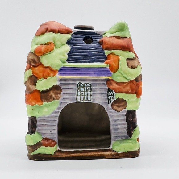 Hanna Barbera Scooby Doo Ceramic Haunted House Tea Light Candle Holder Halloween